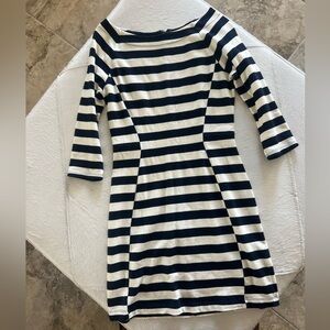 Gap Navy & White Striped Sweater Dress | Size S